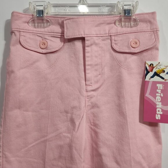 Just Friends Y2K Cotton & Spandex Pink Girl's Pant Size 6 NWT - Picture 5 of 9